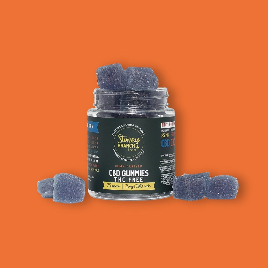 THC-Free CBD WildBerry Gummies 25 mg