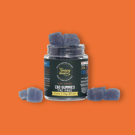 THC-Free CBD WildBerry Gummies 25 mg